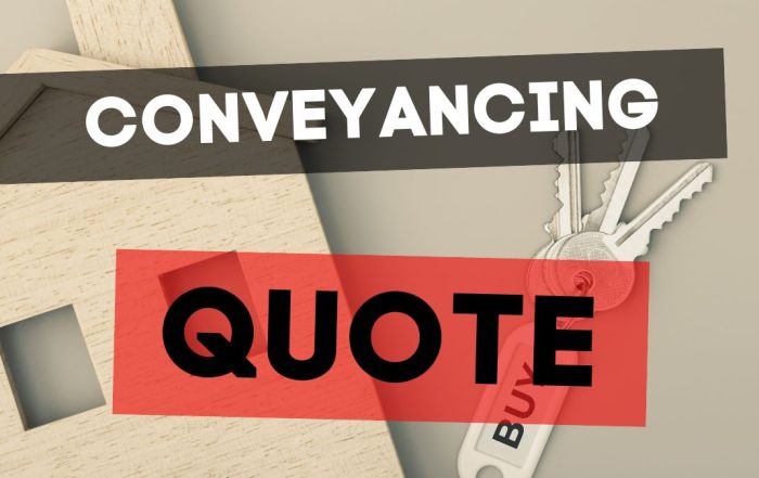 Conveyancing quote