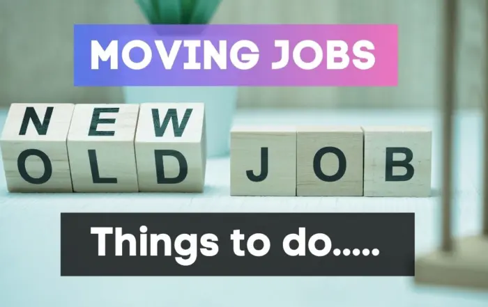 What should you do before you switch jobs?